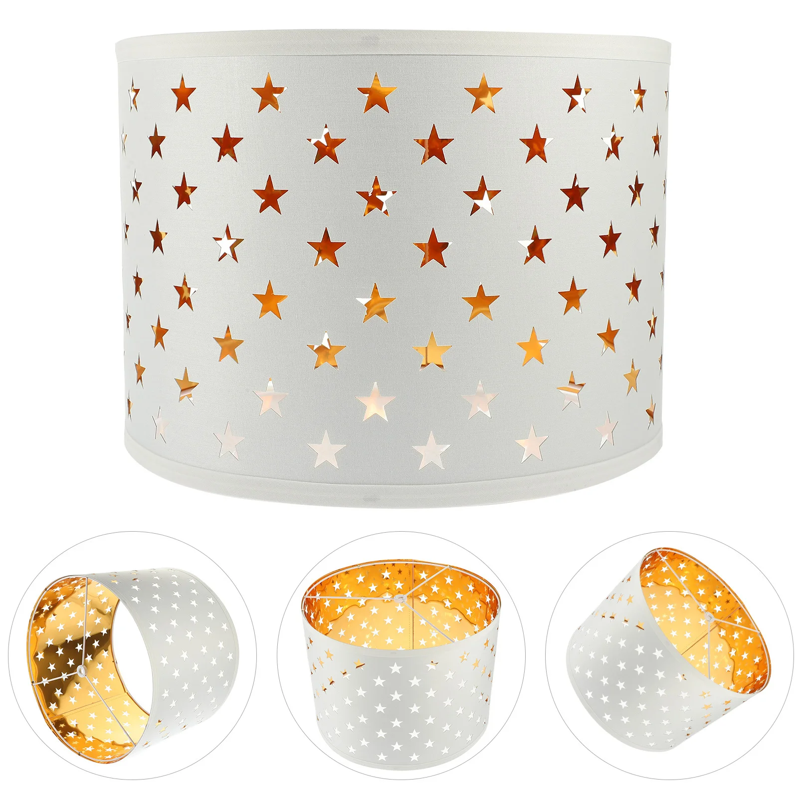 

Fabric Lamp Shade Smooth Surface Modern Lampshade Replacement Light Cover for Bedroom Hotel Living Room Study Lamp Shade