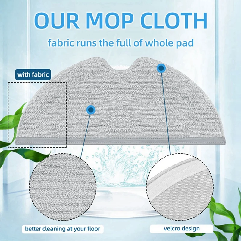 Accesorios para Xiaomi Mijia 1C 2C 1T Mi Robot aspirador, mopa Dreame F9, piezas de filtro, cepillo lateral principal, paño de mopa, 14 unidades