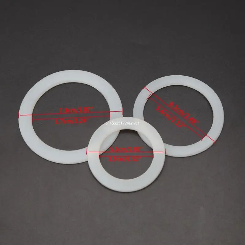 Silicone Seal Ring Flexible Washer Gasket Ring Replacenent For Moka Pot Espresso Dropship