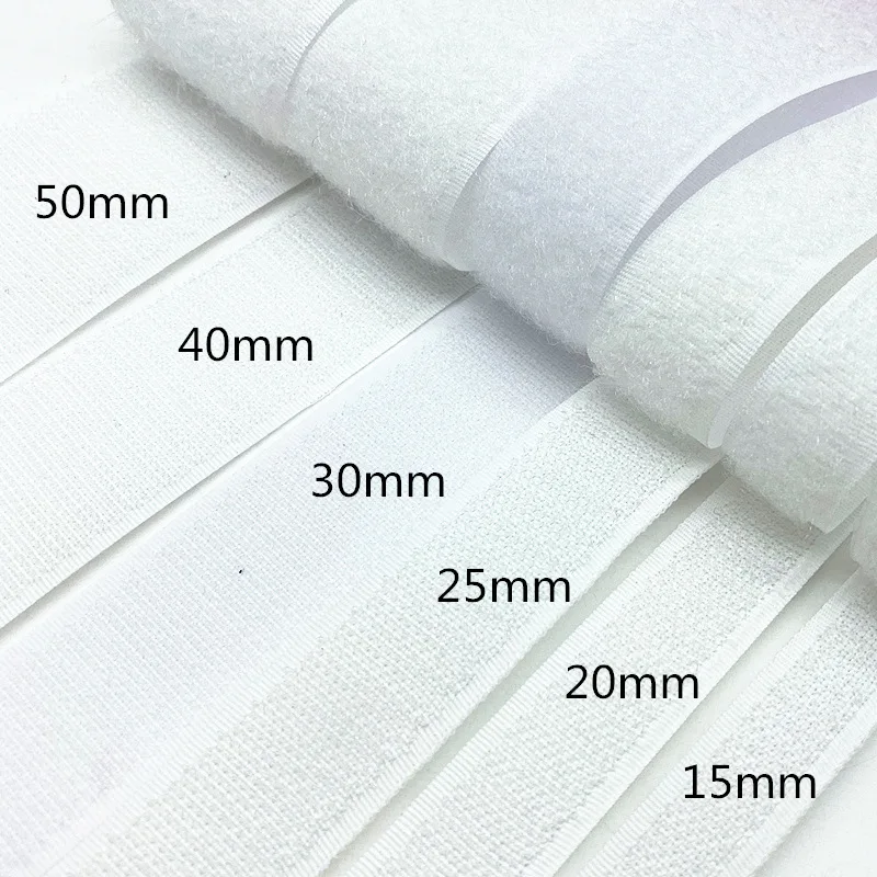 5Meters/Pair Nylon Hook and Loop Fastener Tape No Glue Hook Loop Adhesive Sewing-On Magic Tape DIY Clothing Accessories