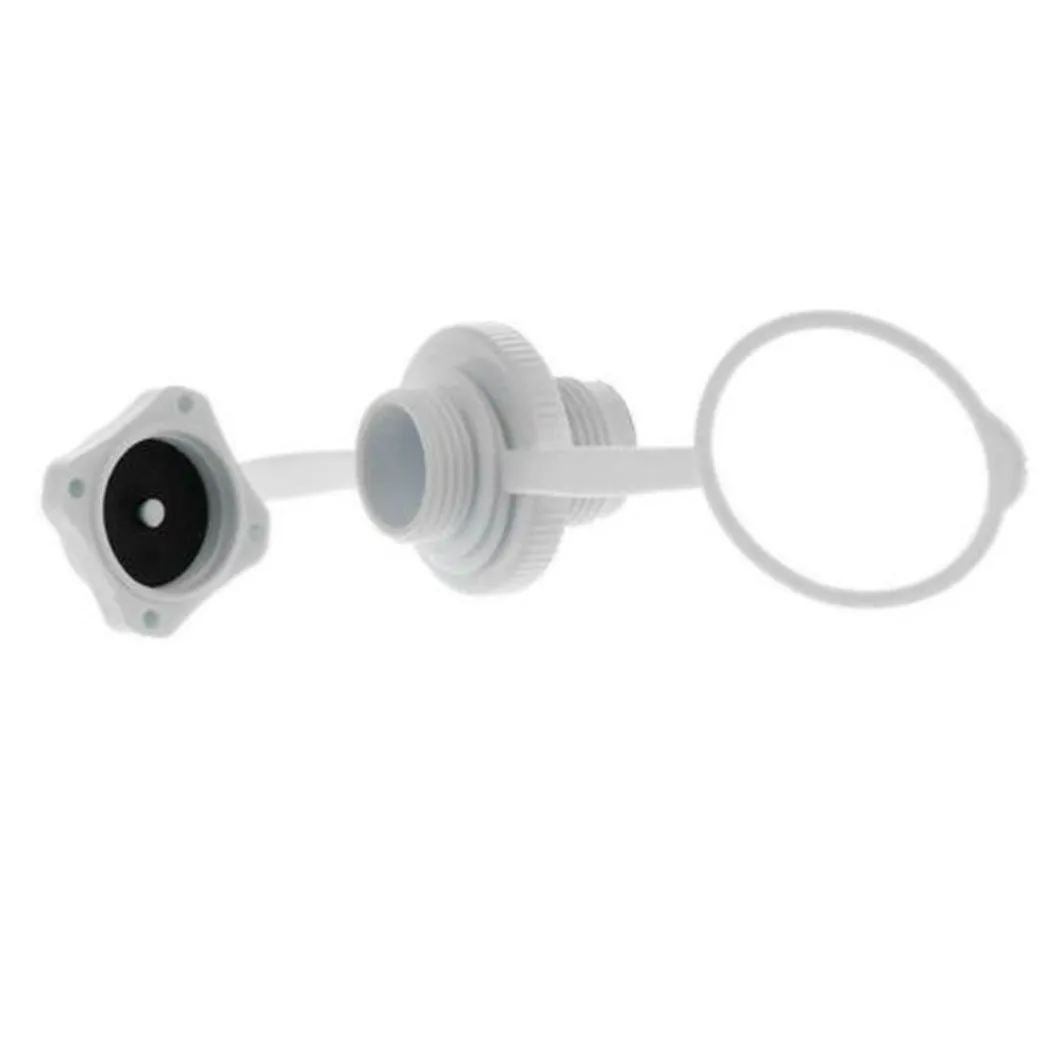 

White Boston Air Valve One-way Inflation Valve Airbeds Approx. 22mm BIGMOUTH Kayaks Plastic Rubber Dinghys High Quality