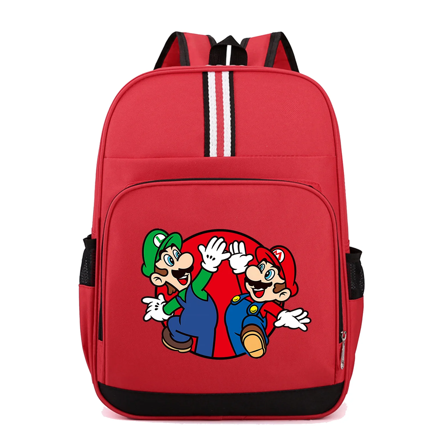 Super Mario Bros New Backpack Schoolbag Cute Cartoon Anime Schoolbags Fashion Children Backpack Student Large-capacity Bags Gift