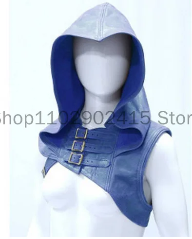 Cosplay medieval para homens e mulheres, guerreiro viking, aristocrata, cavaleiro assassino, xale, capa, renascimento, armadura com capuz, cosplay, acessórios