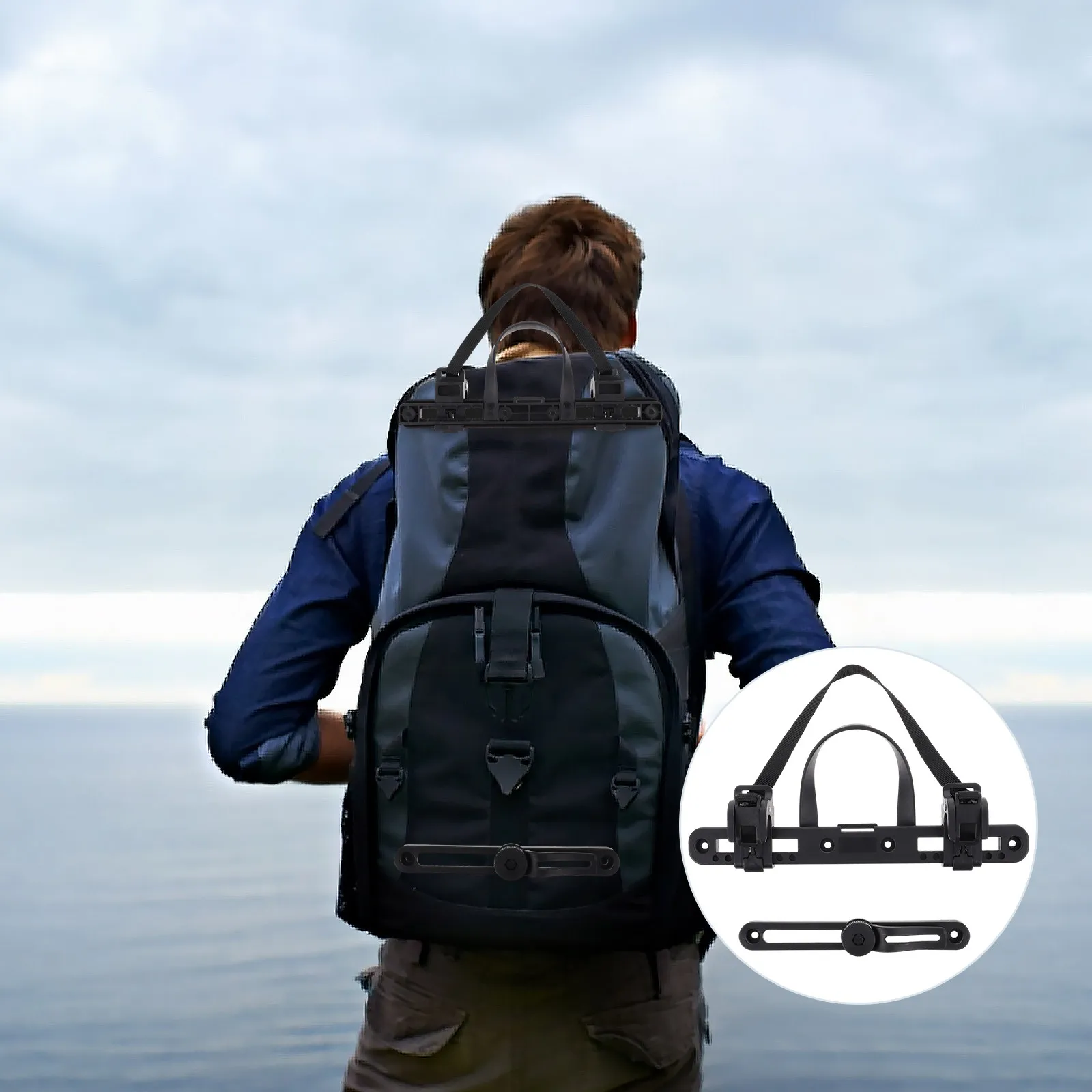 

1 шт. Надежная пряжка-фиксатор для багажа на велосипед, армированная волокном, быстросъемная, для туризма, кемпинга и поездок