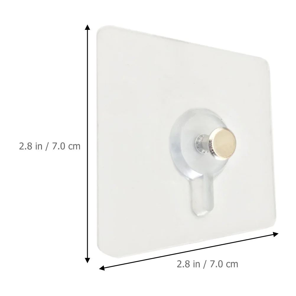 

20pcs No Trace Adhesive Hooks for Hanging Pictures Self adhesive Wall Storage Bathroom Towel Coat Umbrella Hook Damage Free