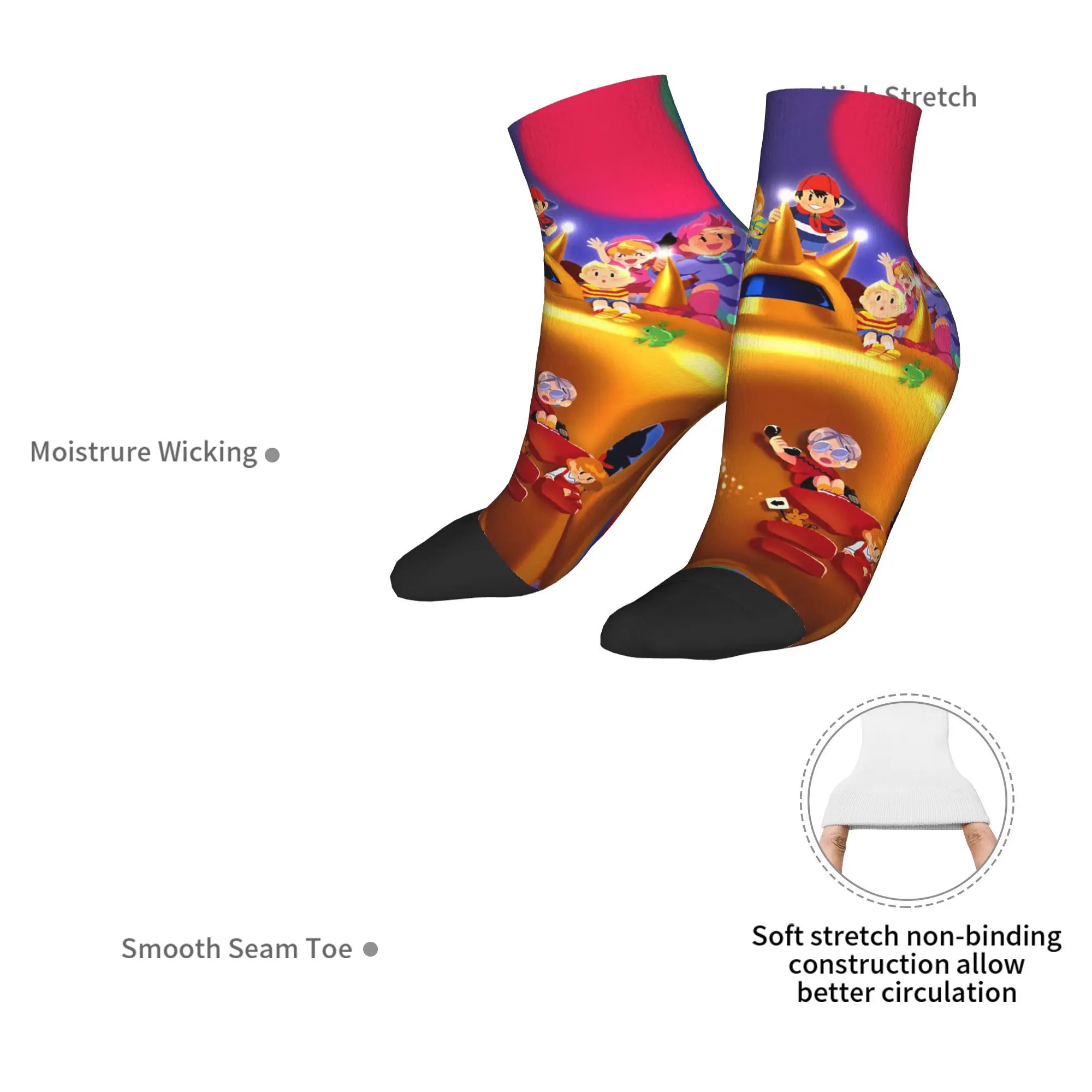 Calcetines Earthbound Harajuku Medias de alta calidad Calcetines para todas las estaciones Accesorios para regalo de cumpleaños unisex