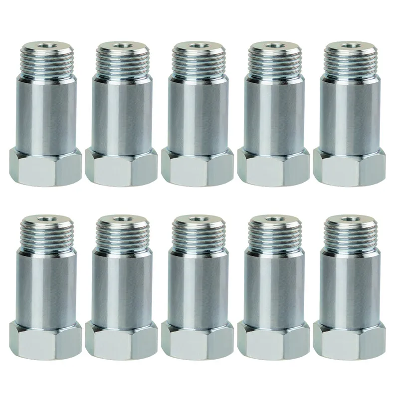 

10 x High Quality O2 Oxygen Sensor Extender Adapter Extension Spacer M18 x 1.5 32MM 45MM Bung Test Pipe Repair Part