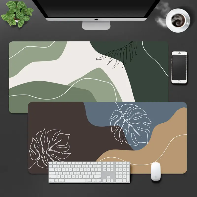 800X300X2mm  Creative Personality Mouse Pad Abstract Pattern  Oversized Thickened Mouse Pad Work Table Mat Cleaning Pad