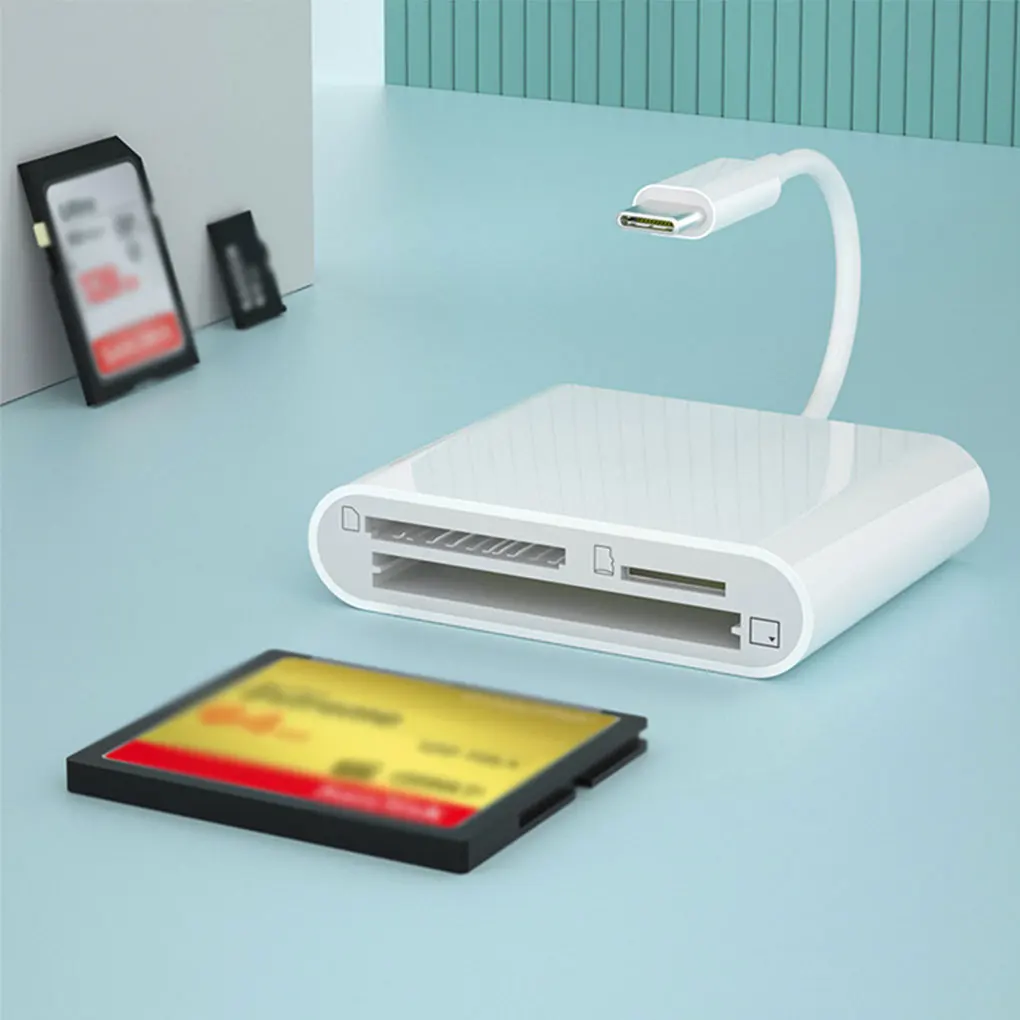 ตัวกล้องดิจิตอล CF เครื่องอ่านบัตร TF แบบมืออาชีพชนิด C อินเตอร์เฟซพีซีอะแดปเตอร์โทรศัพท์คอมพิวเตอร์โน้ตบุ๊ค