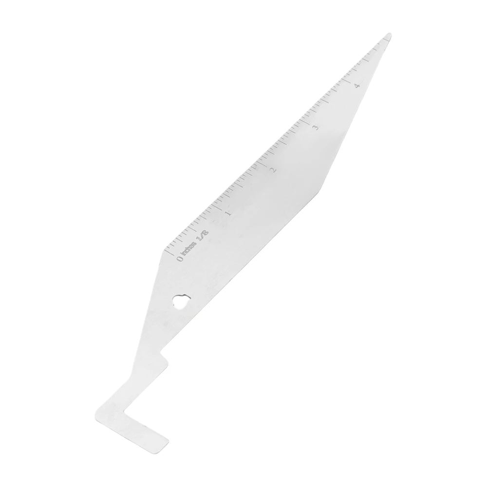 Stainless Steel Firefighter Pry Bar 20cm Ruler with Hanging Hole Multifunctional Emergency Rescue Pry Tool Nail Puller Opener