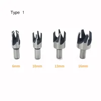 4PCS Wood Plug Cutters Set working Cutting Tool  Drill Bit Claw Cork  for  5/8 1/2 3/8 1/4 DB03010