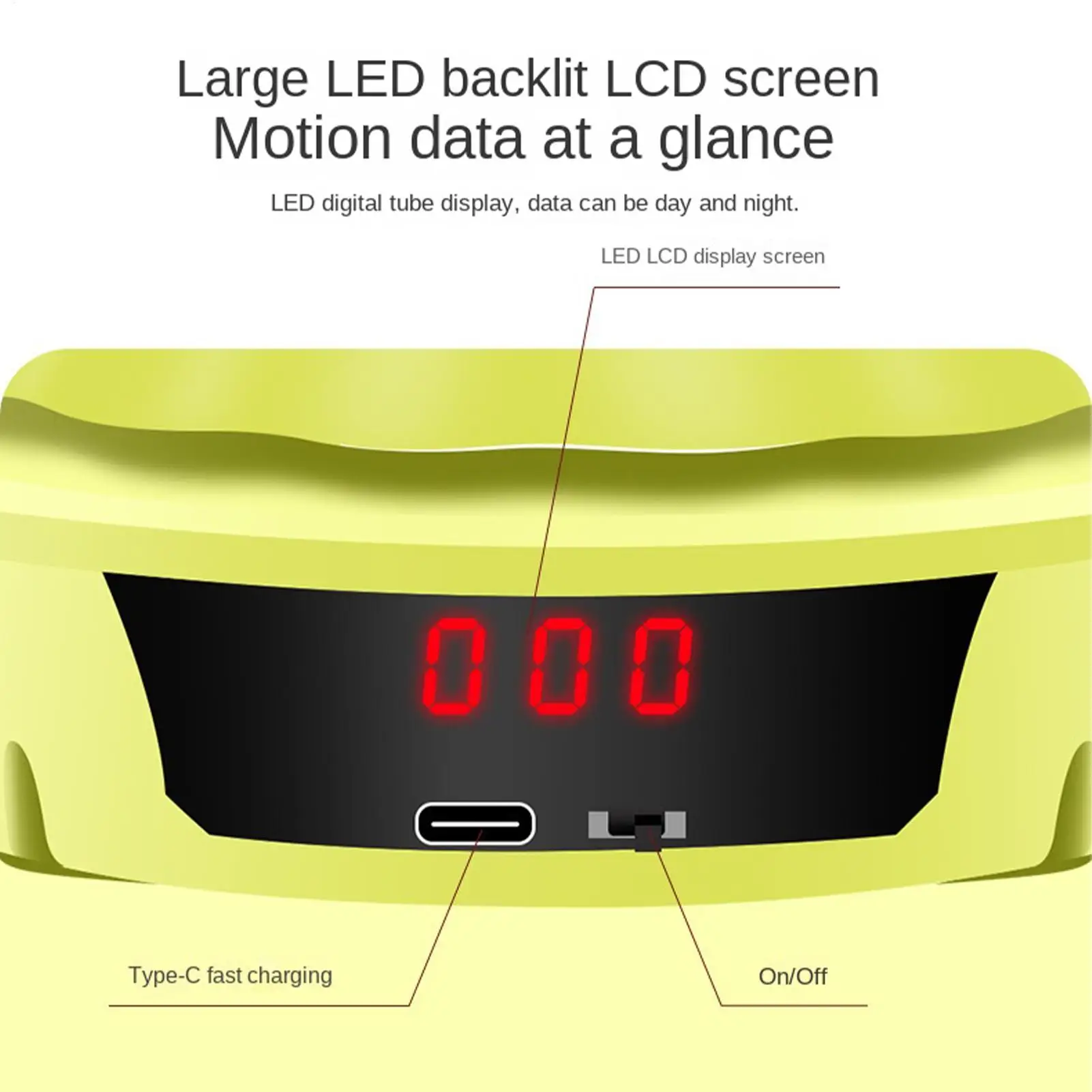 Auto Jump Trainer Lcd Counter Automatic Portable Kids Fitness Rope Skipping Trainer For Kids Adults Family Home Office Gym - view 5