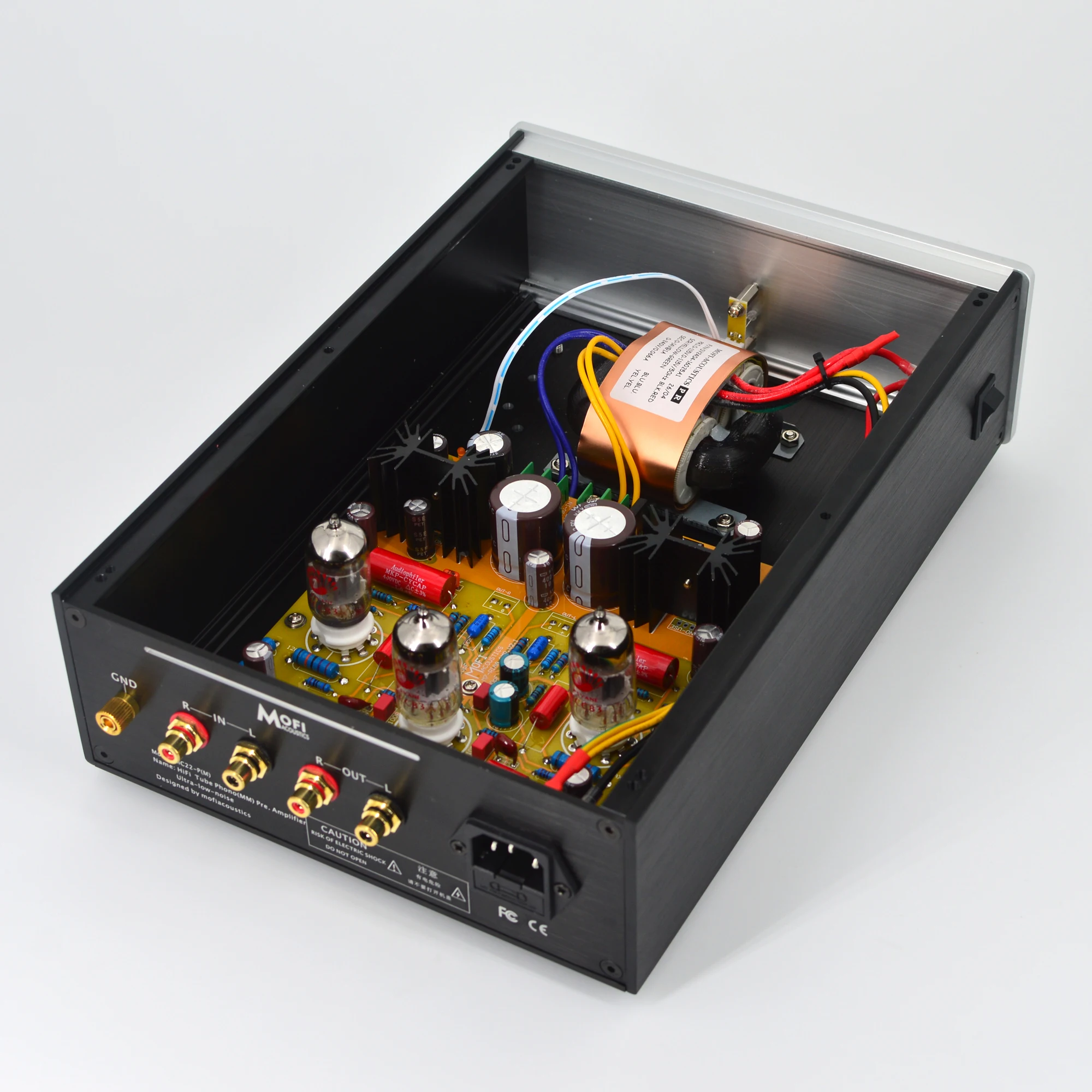 Klassischer MM-Röhren-Phono-Vorverstärker, Hi-Fi Analog-Vinyl-Plattenspieler Audio-Vorverstärker, Optional mit EAR834/C22/M7/ANK-L2 Schaltung – Detail 15