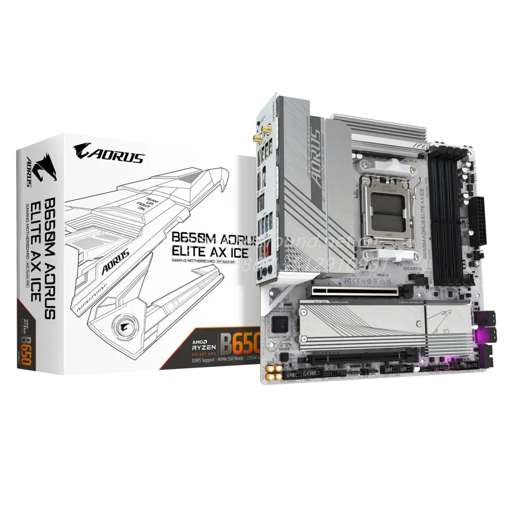 

B650M AORUS ELITE AX ICE для GIGABYTE, высокопроизводительная материнская плата для настольного ПК