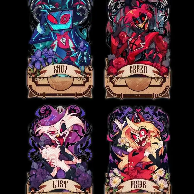 Bricolage Hazbin hôtel ornement Angie Dearest VOX Alastor Husk Valentino décor de bureau Anime Collection Action jouet figurines cadeaux