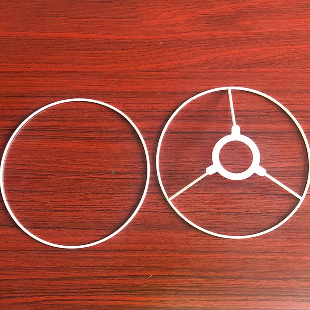 

1Set Metal Lamp Shade Ring Frame DIY Lampshade Holder Reliable for Home Shop Decor Chandelier Table Lamp Lighting Projects