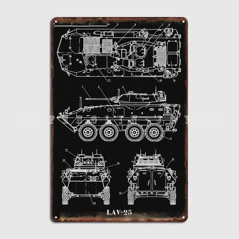 Lav 25 Metal Sign C…
