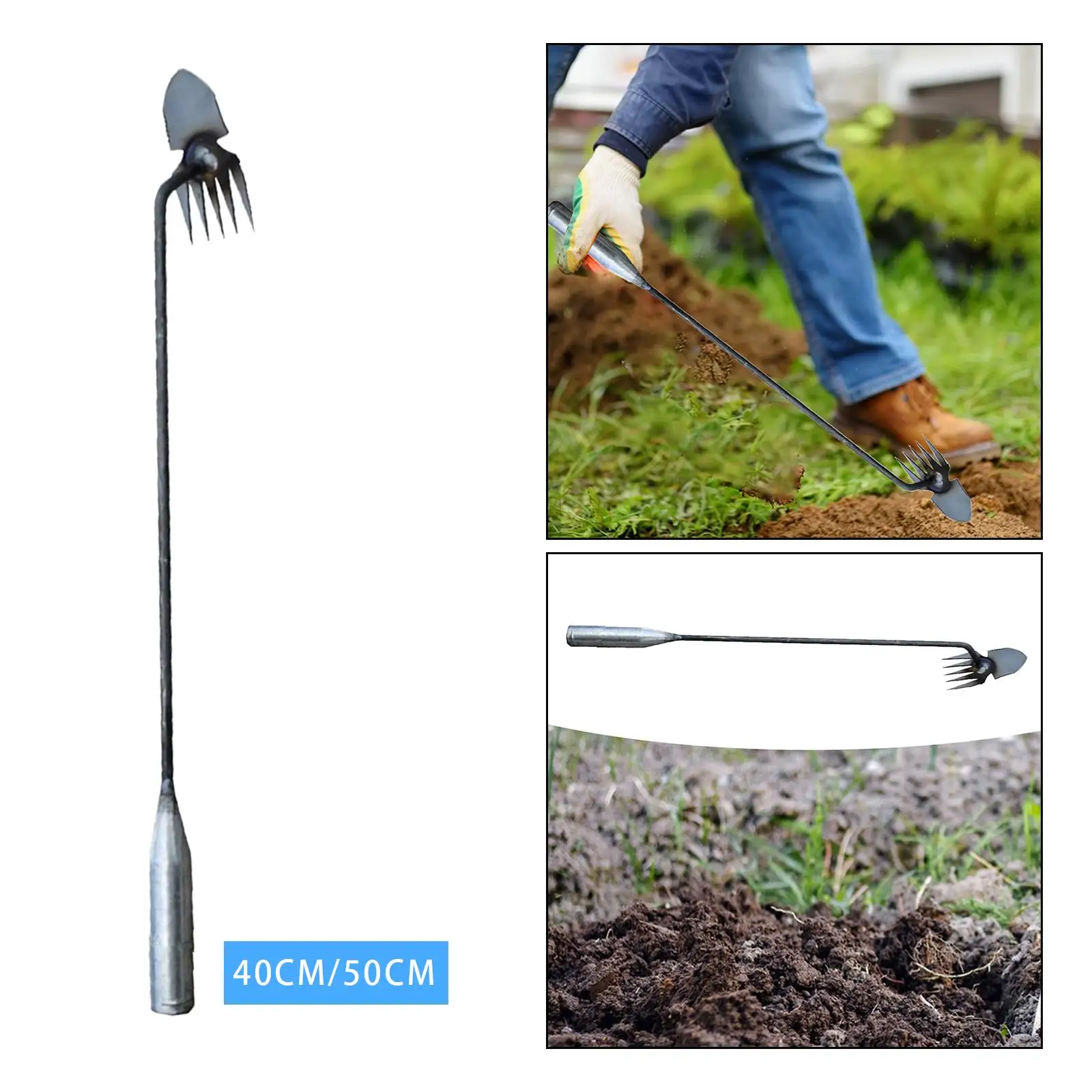 

Hand Weeder Manual Weeder with Long Handle Weeding Puller Tool Garden Weeding Tool for Agriculture Yard Planting Bonsai