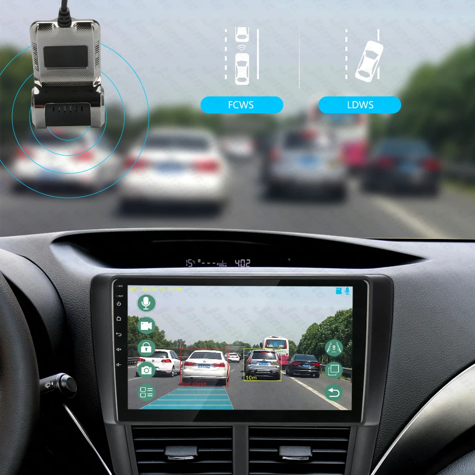ADAS USB DVR Camera For Car DVD Android Player Dash Cam Full HD Navigation Head Unit Auto Audio Voice Alarm G-Shock