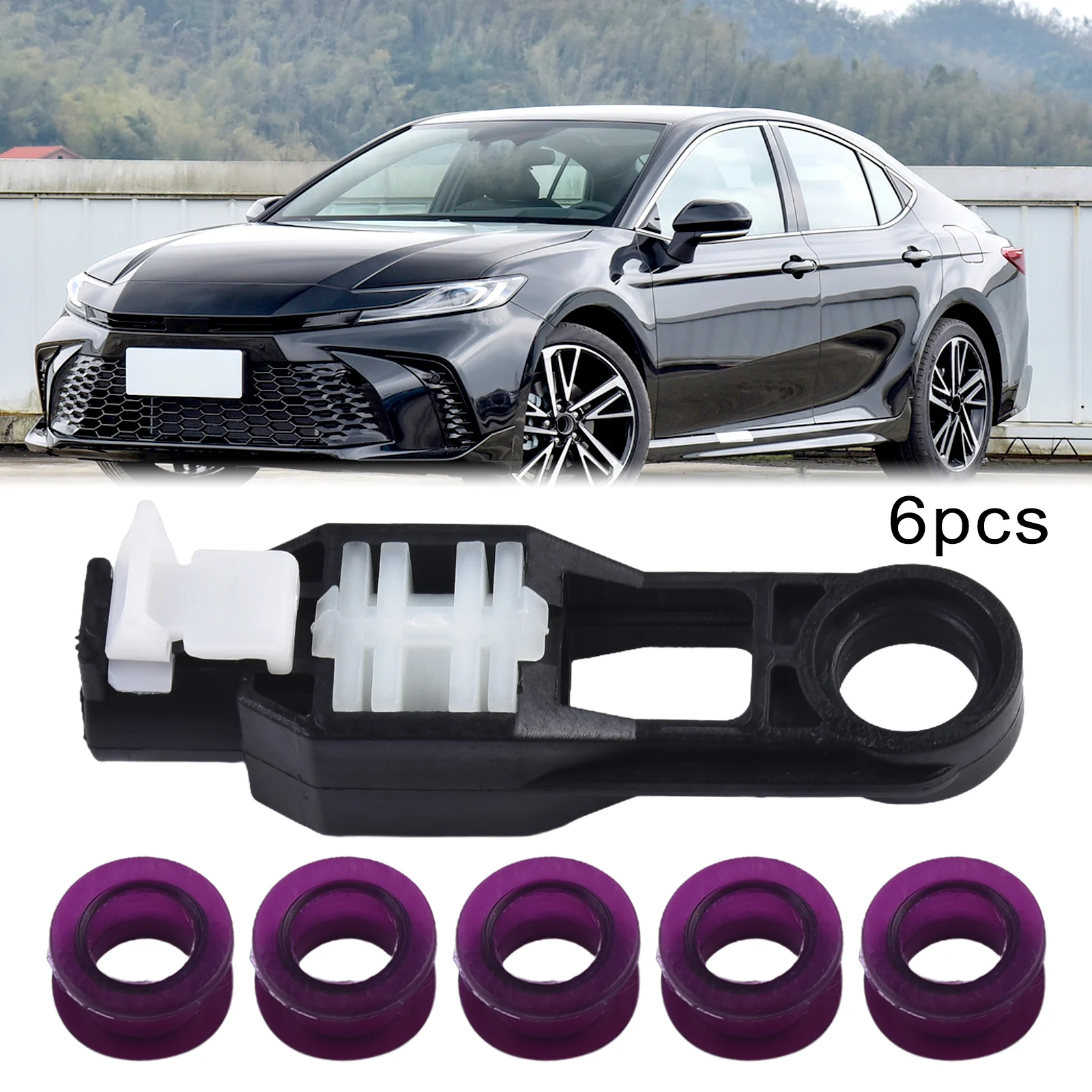 Shifter Cable Bushing For Suzuki Swift Gear Lever End Linkage Connector Grommet 14*13.5*8 Mm Black Plastic Car Accessories