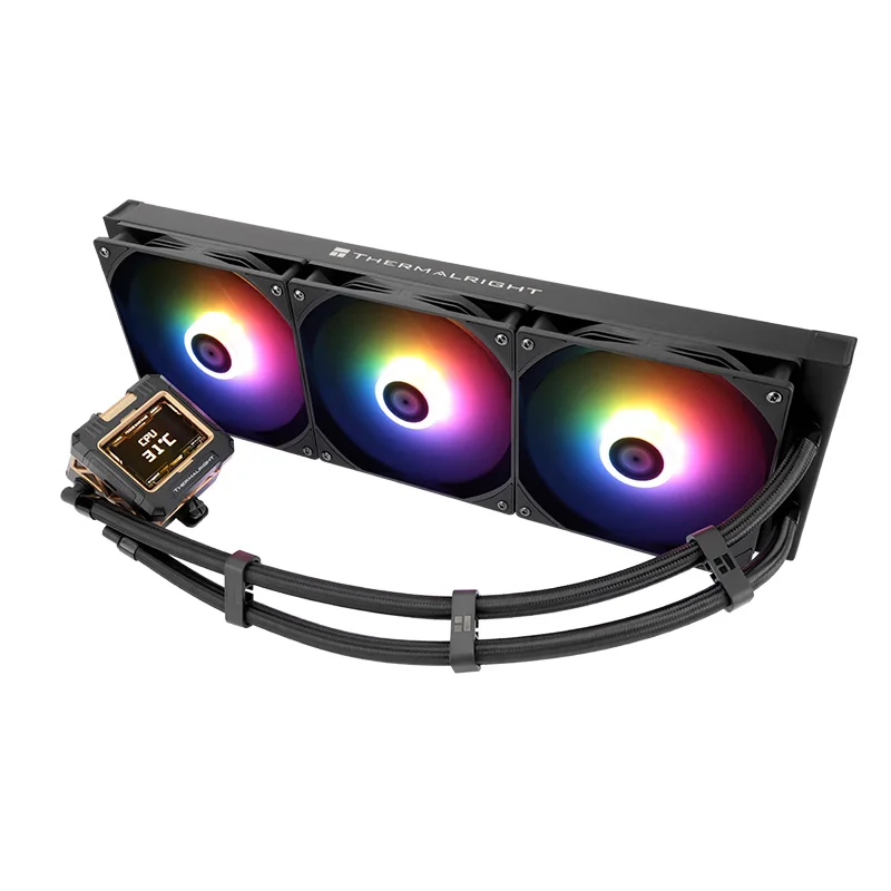 Thermalright FW 360 BLACK CPU Cooler Fan All-in-one Screen Water Cooling Radiator ARGB 120mm Fan for Gaming Cooling