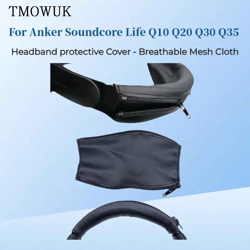 

Headband Protein skin Protector for Anker Soundcore Life Q10 Q20 Q30 Q35 Headphones Keep Headphones Clean and Neat TOMWUK