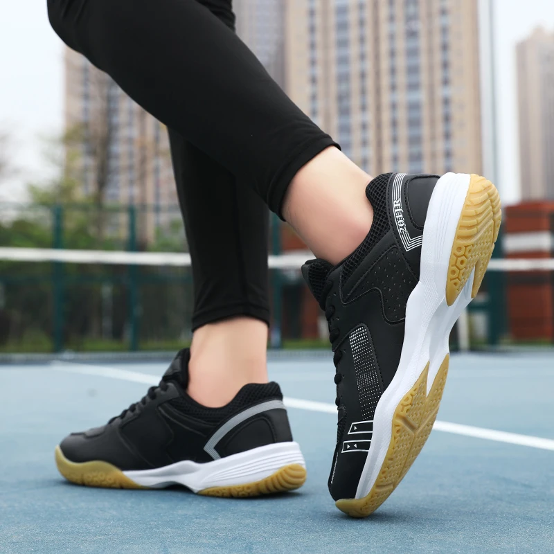 Dames En Heren Professionele Tennisschoenen Heren Ademende Tennis Trainingsschoenen Outdoor Anti Slip Badminton Sneakers Heren