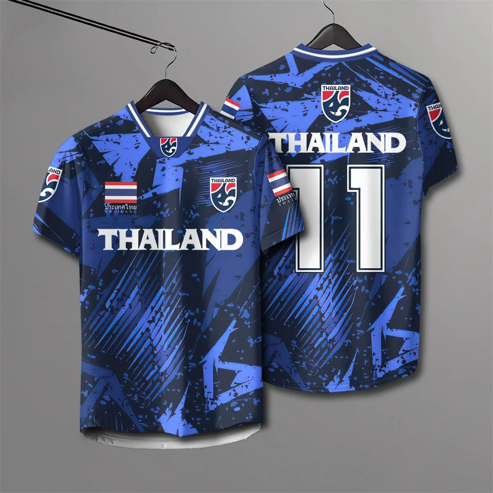 Thailand 3D Printed Short Sleeved Summer Street T-shirt Men's Breathable T-shirt Lightweight And Comfortable Short Sleeved Tops image 3