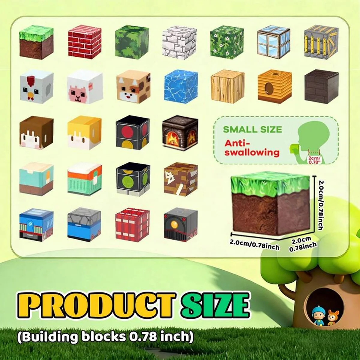 Magnetic Building Block Bricks Toy Stacking World Mine STEM Architectural Set Model DIY Educational Kids Gifts for Boy Girls view 6