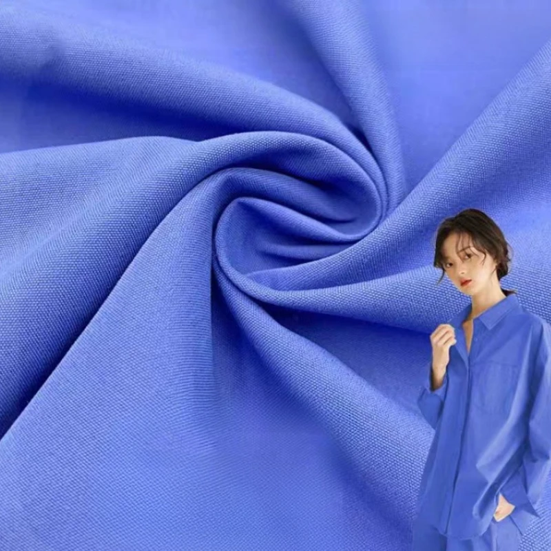 

Solid Cotton Silk Plain Fabric Non Stretch Matte Down Jacket Pants Windbreaker Outerwear Durable Fashion Clothing Fabric