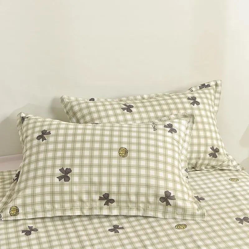 Durable Pillow Covers Set Of 2 48x74cm Anti-Slip Design For Adults Kids Machine Washable Bedding