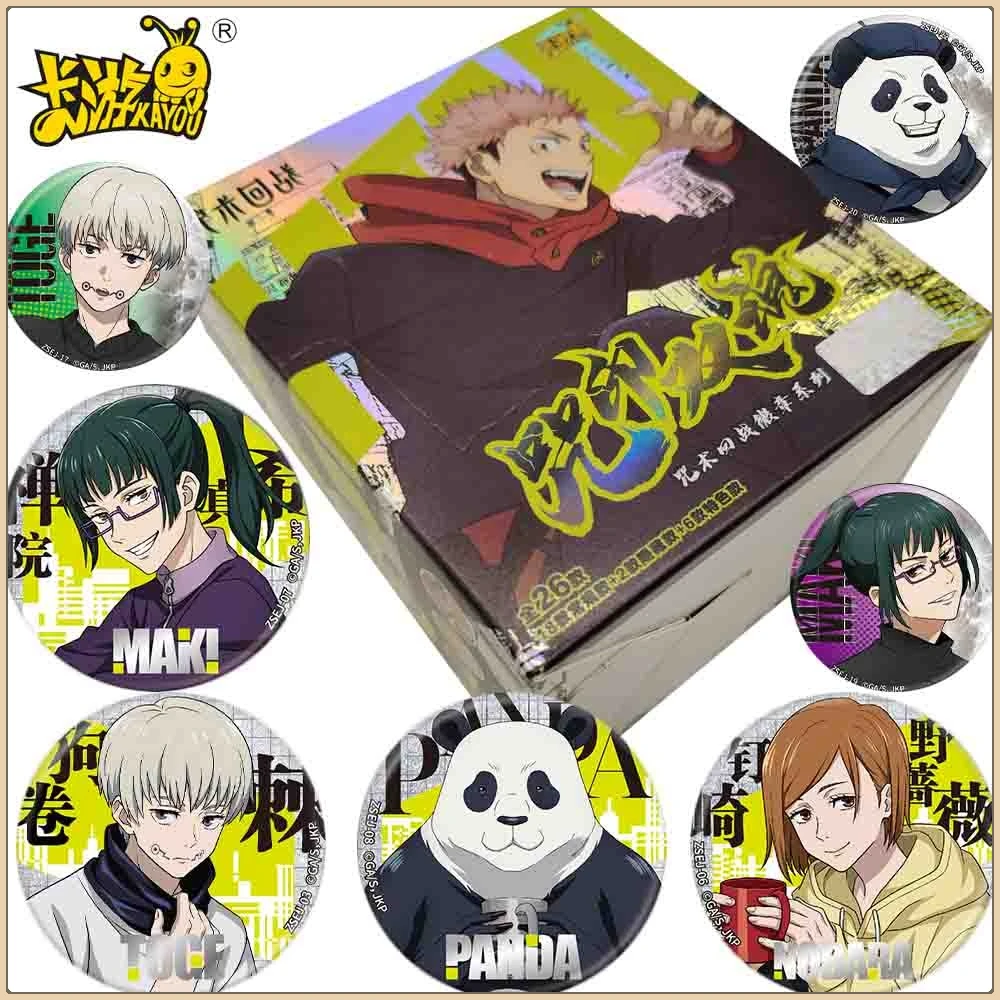 

Genuine Kayou Jujutsu Kaisen‌ Tinplate Round Anime Badge Cartoon Role Playing Brooches for Jewelry Accessories Christmas Gifts