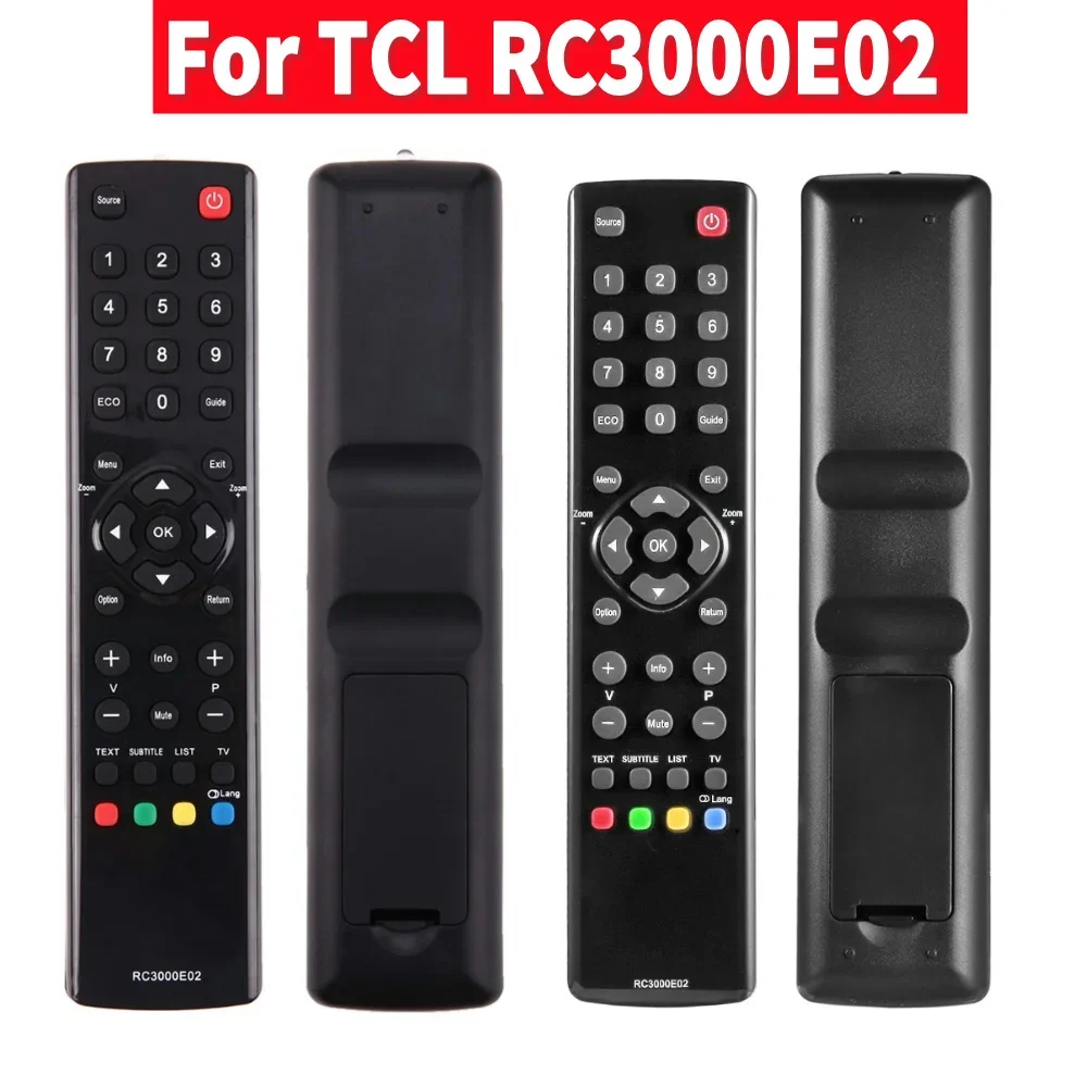 TV Remote Control for TCL RC3000E02 LED LCD TV Wireless Controller Battery Powered Replacement Smart TV Controller Parts