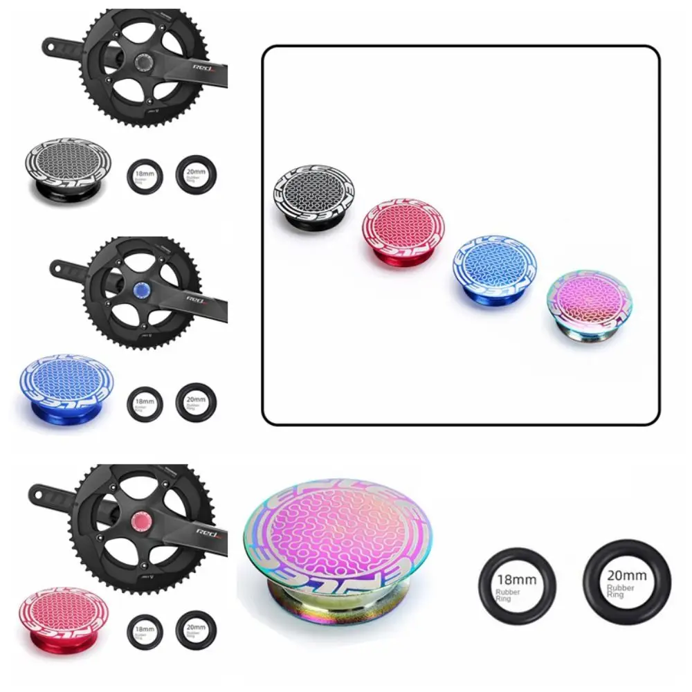 Waterproof Bike Crank Dust Cap Protective Rubber Ring Bicycle Crankset Dust Cover Durable Integrated Mountain Bike DIY