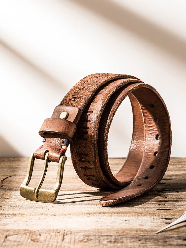 genuine-leather-handmade-retro-copper-buckle-belt-the-first-layer-of-pure-cowhide-personalized-pin-buckle-denim-belt