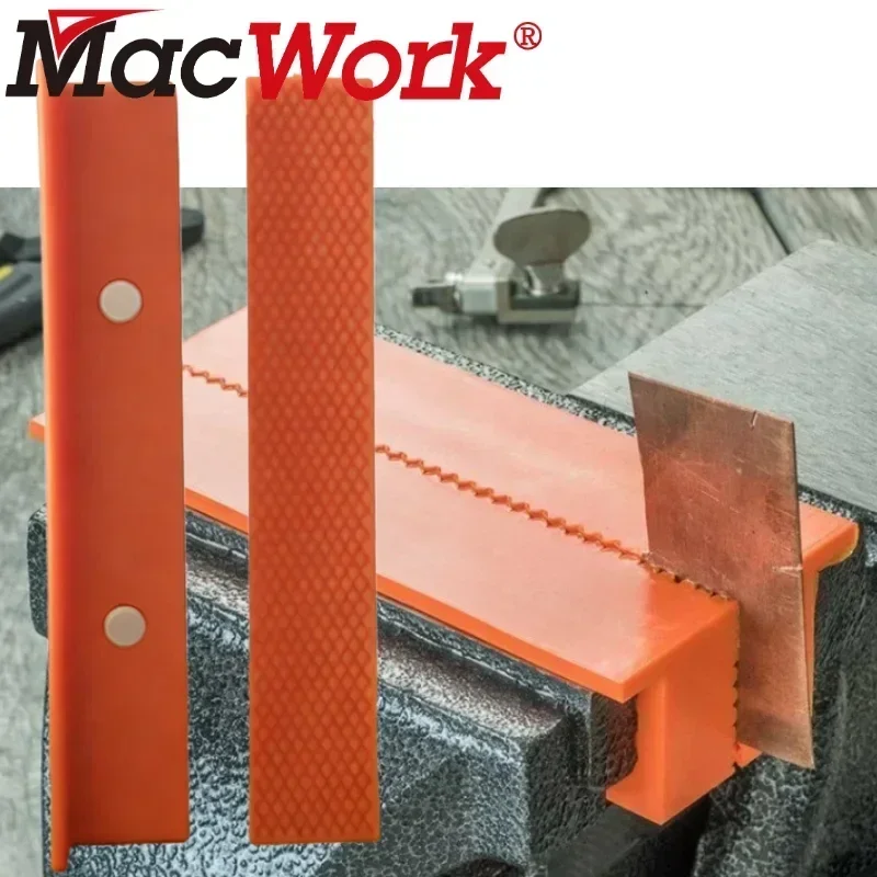 1 Set Magnetic Hard Jaw Pads 4/6 Inch For Metal Vise Bench Machine Tools Vise Hard Metal Woodworking Fixing Protection Part