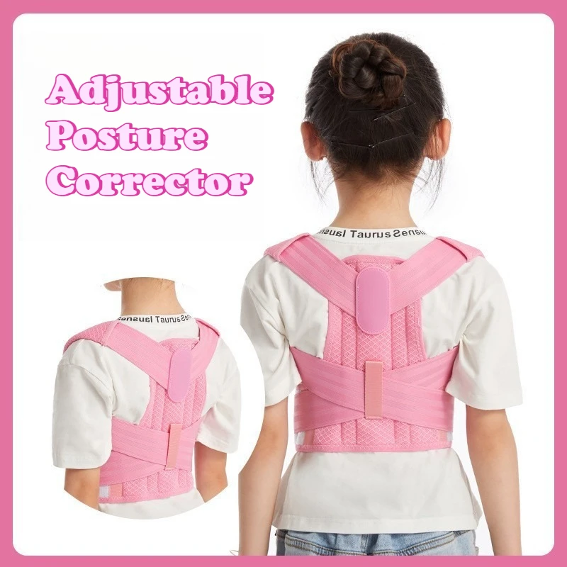 Adjustable Posture Corrector Back Support Belt Kids for Children Back Straightener Support Under Clothes Spinal Support