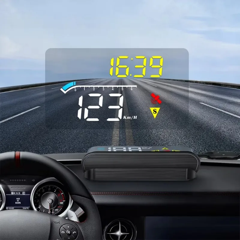Products DDP Intelligent M17 Car Monitor Car OBD2+GPS Universal HD Hud Head-up Display