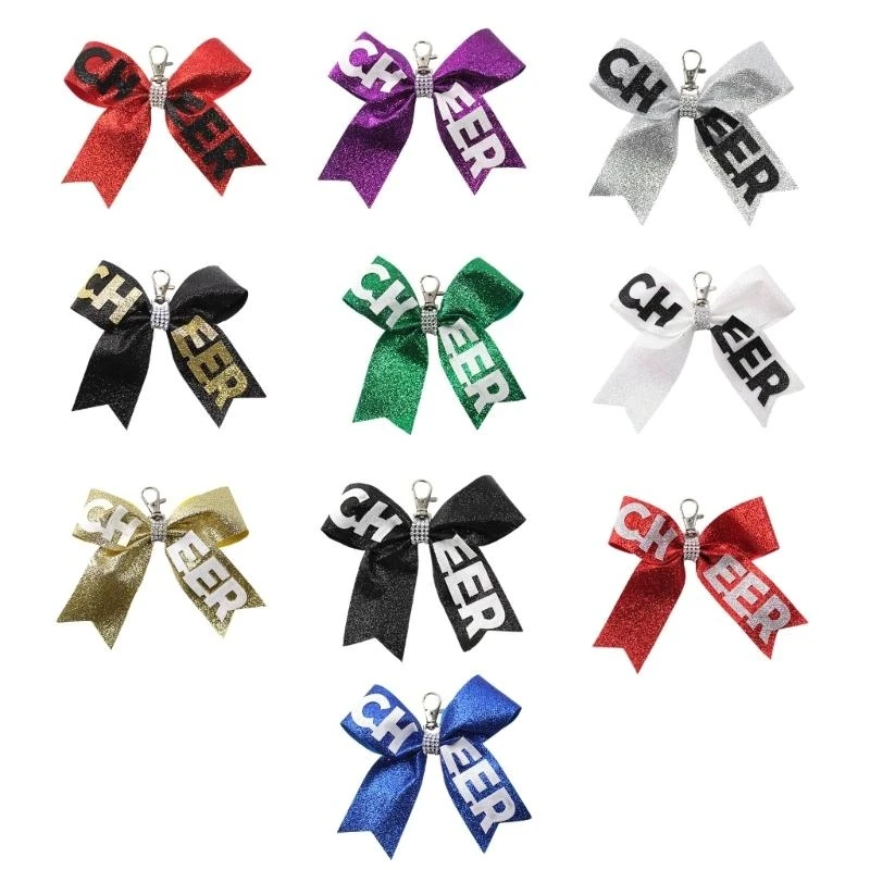 

10pcs Cheerleader Keyrings Glitters Sports Keyrings аксессуар для подростков .a5ce