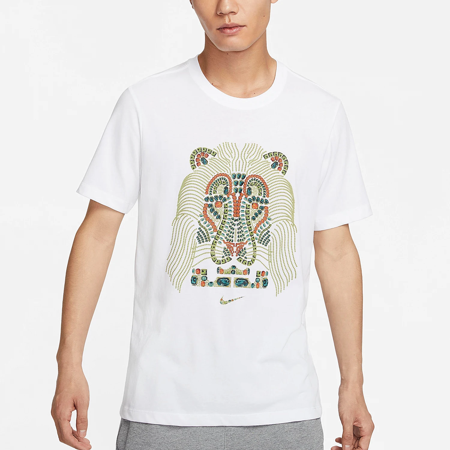ナイキ公式正規品-夏-メンズ-ラウンドネック-カジュアル-通気性-半袖-tシャツ-dx2272-100