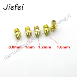 10Pcs SMA Female Jack Connector For 0.8 / 1 / 1.2 / 1.6mm Solder Edge PCB Straight Mount RF Connectors Receptacle Solder