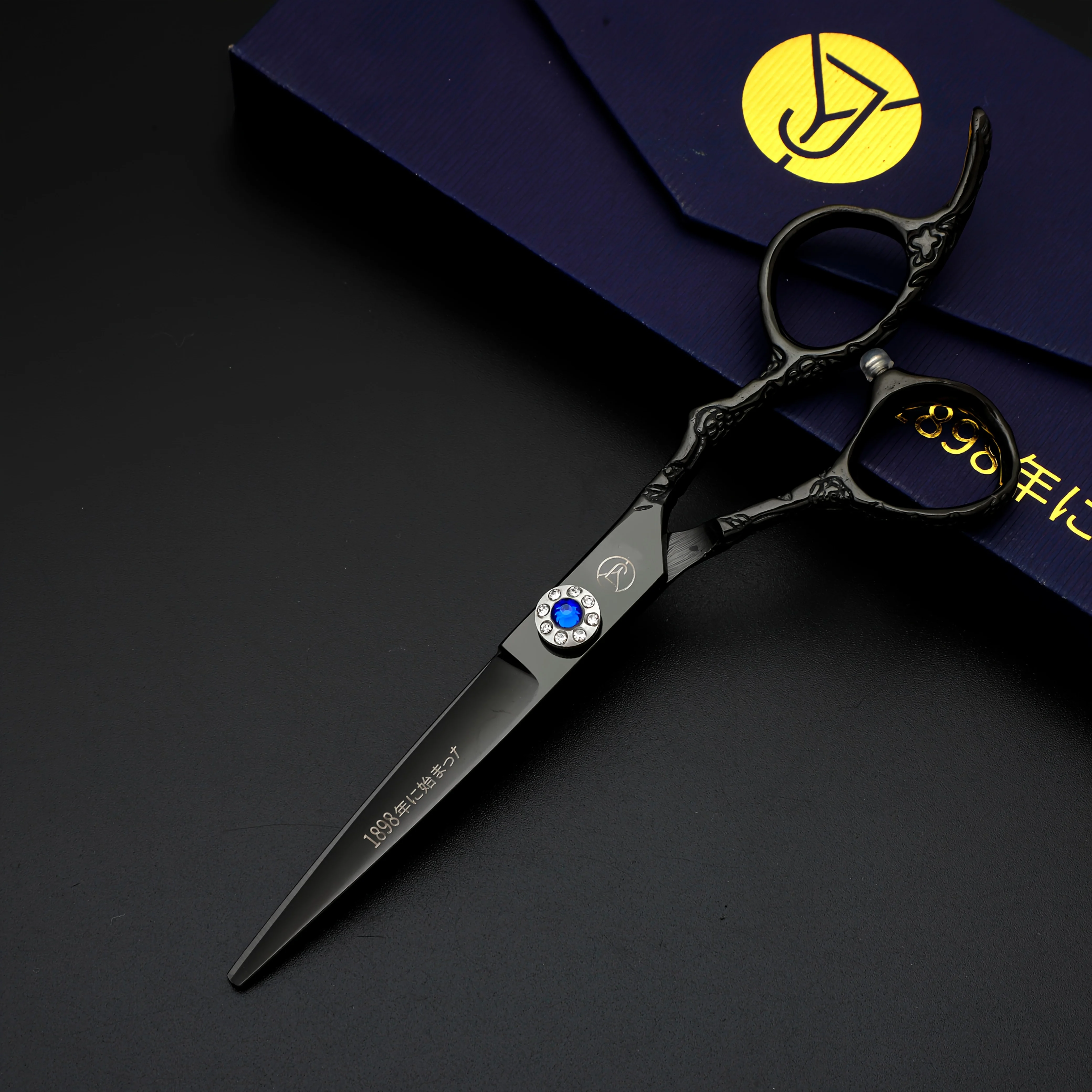 Black sapphire hair scissors, crafted to ensure durability and sharpness, can stay sharp for a long time