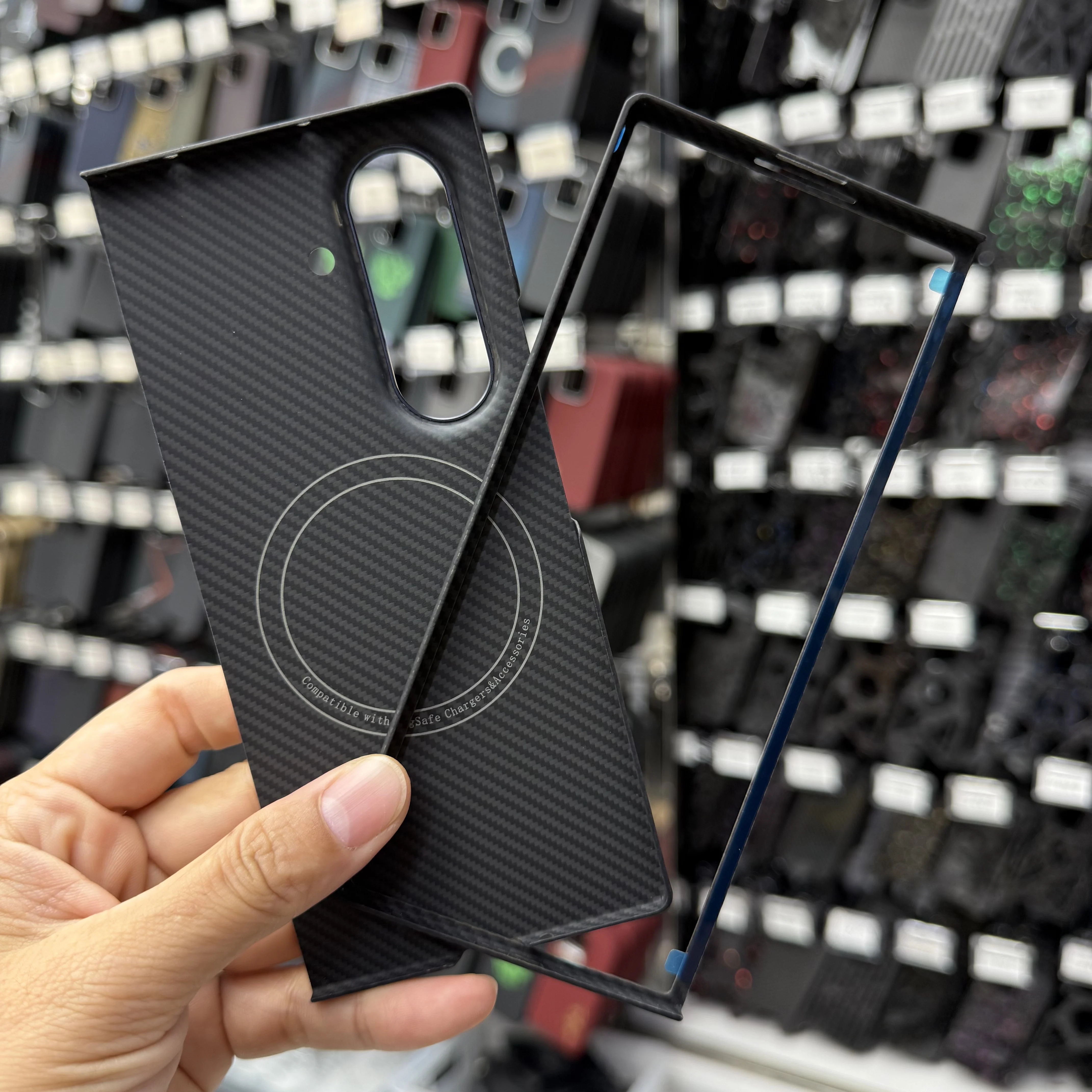 

SAVIITR for Samsung Galaxy Z Fold 7 Aramid Carbon Fiber case Kevlar Cover Ultra-Thin Lightweight Protective Cover Z Fold 7 case