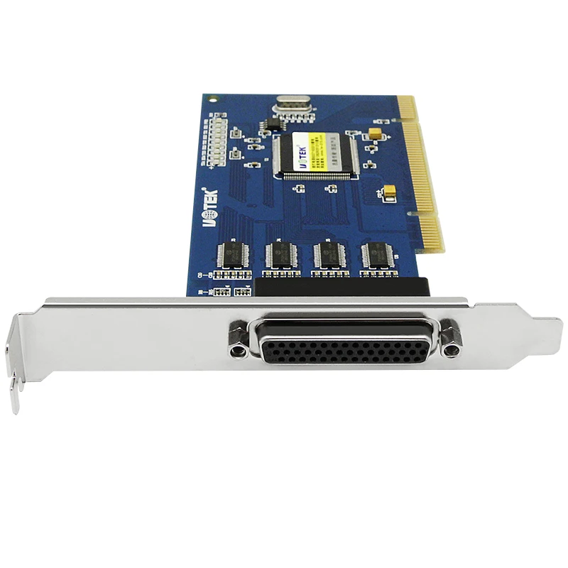 New Discount PCI to RS-232 Serial Card RS232 4 Ports High Speed DR44 Expansion Converter Industrial Grade Adapter UT-754