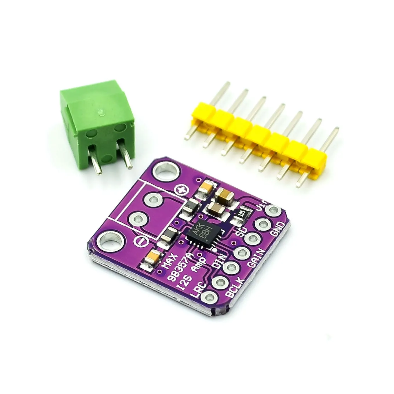 Si Tai&SH Max98357 I2S 3W Class D Amplifier Breakout Interface Dac Decoder Module Filterless Audio Board For Raspberry Pi Esp32