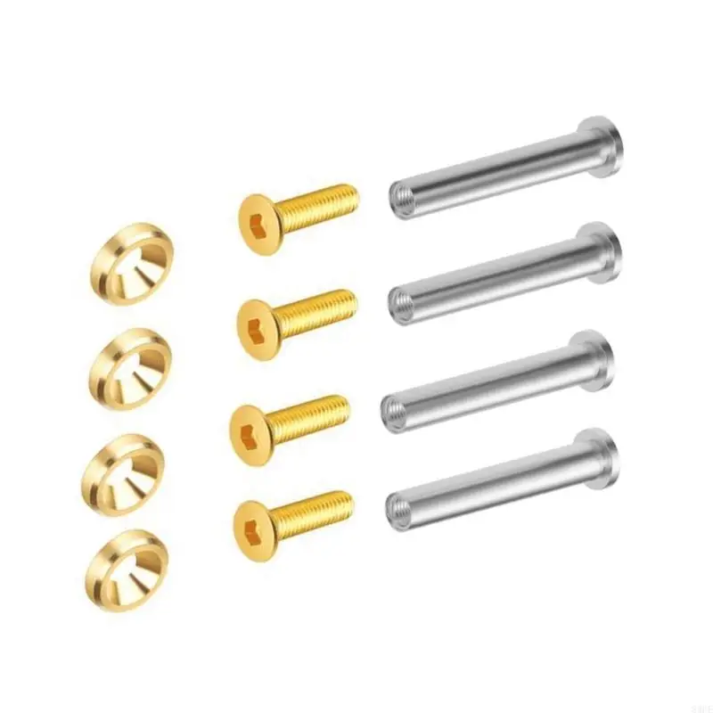Metal Computer Case Fan Screws Anti Rusts Vibration Resistant for Secure Cooling System Mounting 83CE
