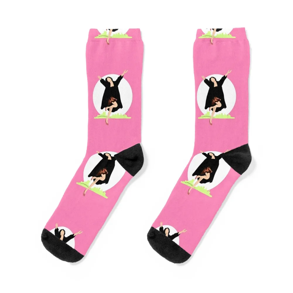 

moonstruck cher movie poster in PINK Socks new year fashionable FASHION Socks Female Men's