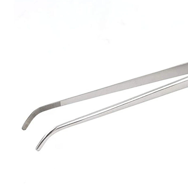 Stainless Steel Precision Kitchen Culinary Tweezer Tongs Long Tweezers Metal Tongs Chef Tweezers