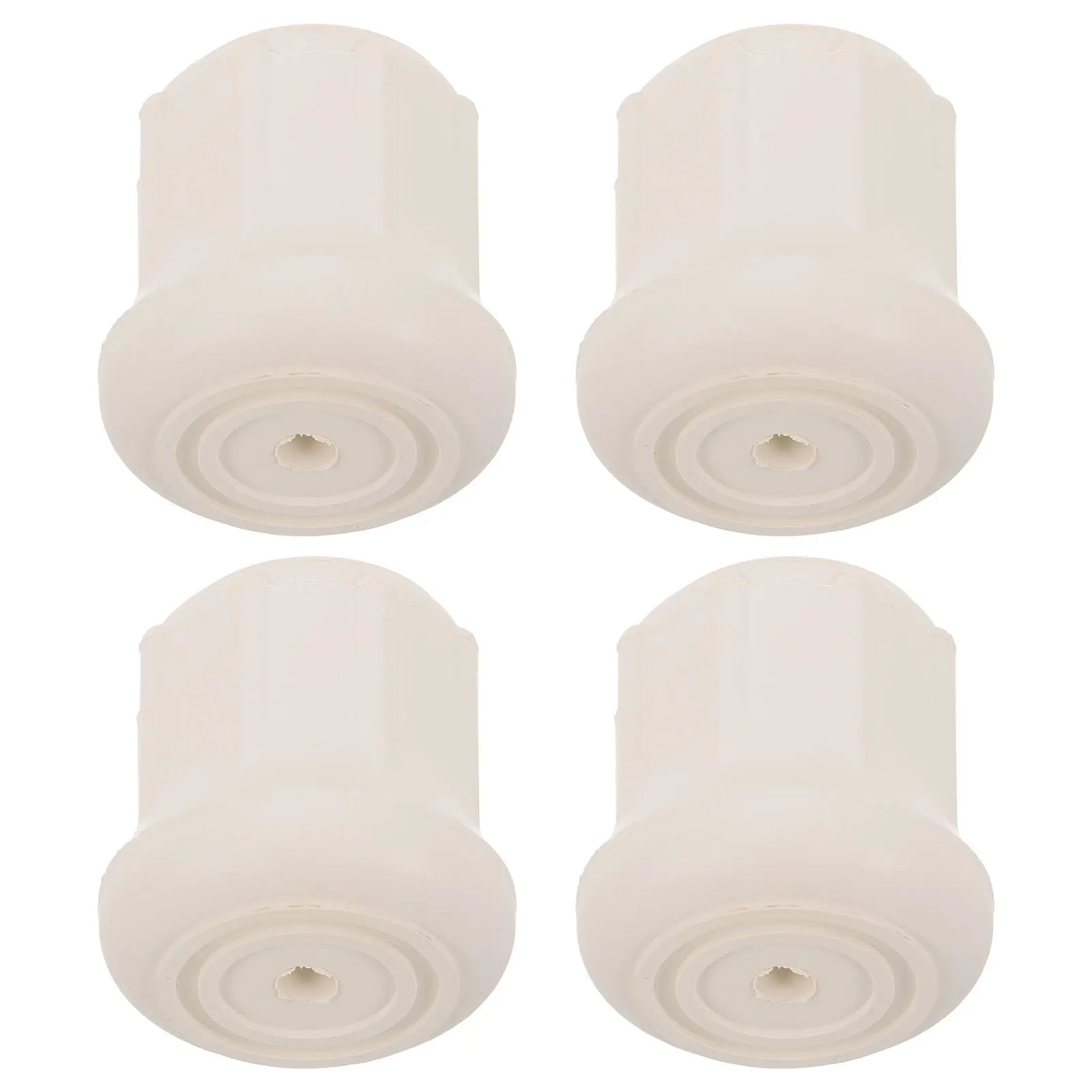 

4pcs Toilet Chair Anti-Slip Foot Caps 1.65" Rubber Replacement Tips For Shower Bath Stool Commode Seat Non-Slip Leg Protectors
