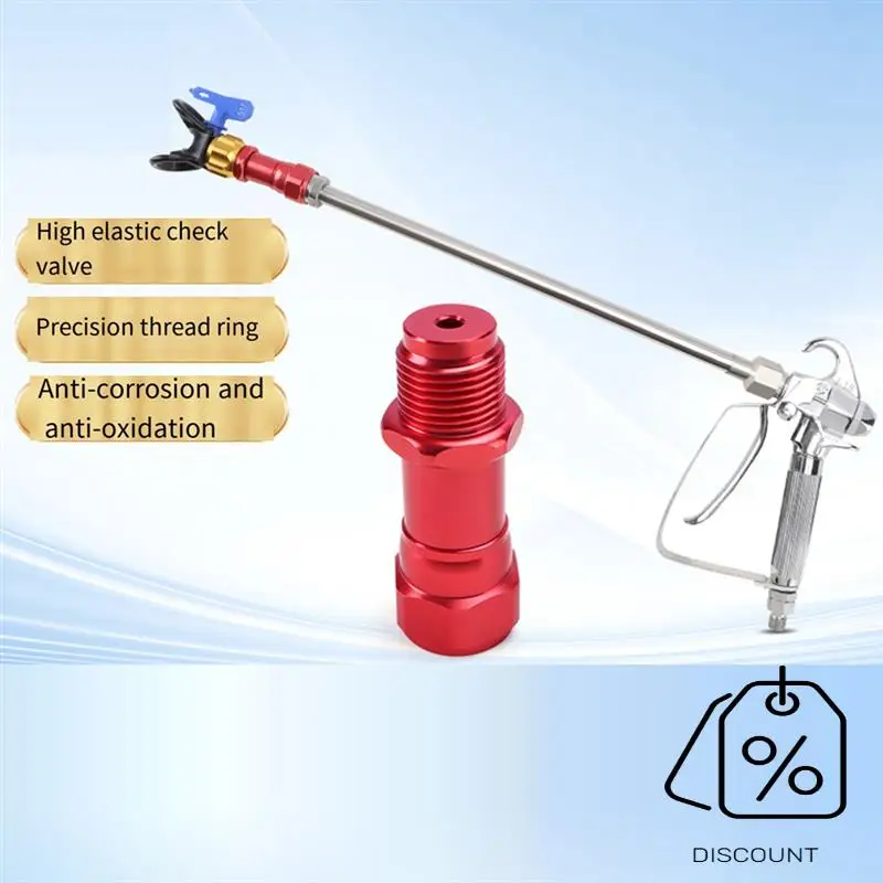 BAAG-صمام إغلاق آلة الرش بدون هواء عالي الضغط، صمام خانق مدمج مضاد للتنقيط